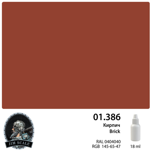 Brick (RAL 040 40 40) 18ml