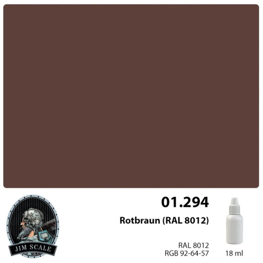 Καστανοκόκκινο (RAL 8012) 18ml