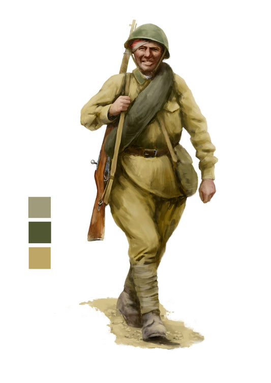 Soviet Infantry Uniforms 1941-1945 Paint Set