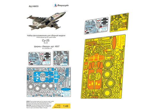 Su-25 (Zvezda) colored instrument panels