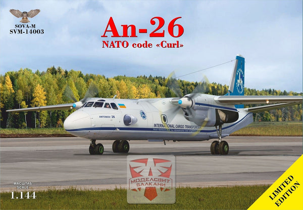 An-26 transport aircraft (Antonov Airlines livery)
