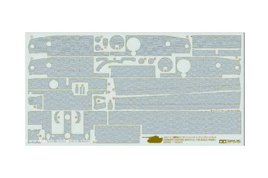 Zimmerit Coating Sheet - Tiger I (Mid Late Production) 1/35