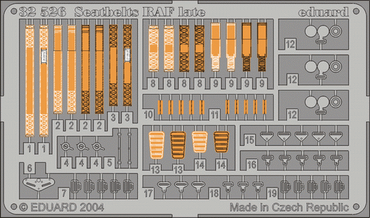 Seatbelts RAF late 1/32