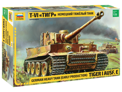 German heavy tank (early production) Tiger I Ausf. E (1/35)