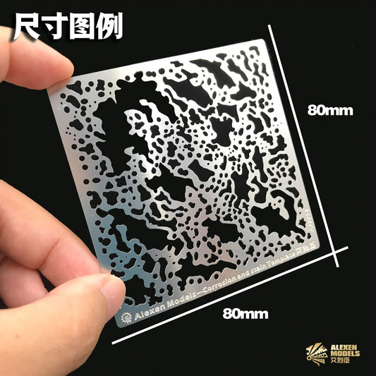 1/35 Motley & stains Airbrush Stencil for Aging Type-B