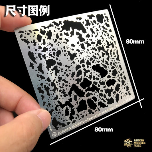 1/35 Motley & stains Airbrush Stencil for Aging Type-A