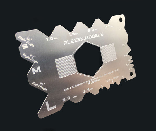 Right Angel Scraper for Gundam Edges and Parts