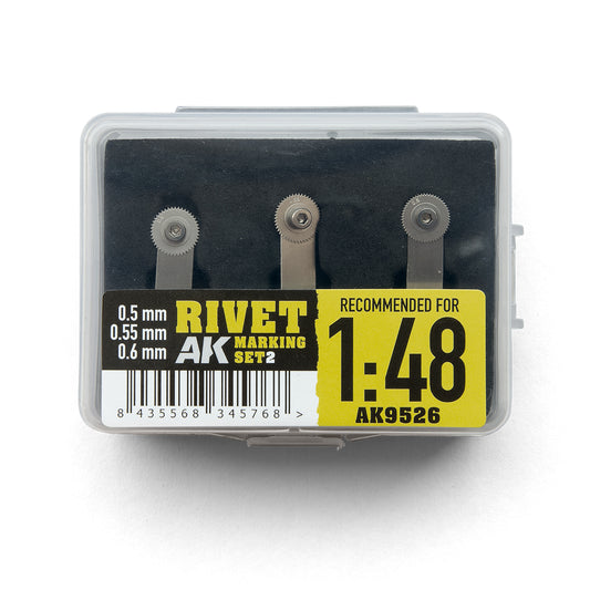 Rivet marking set 2 (recommended for 1:48 scale)