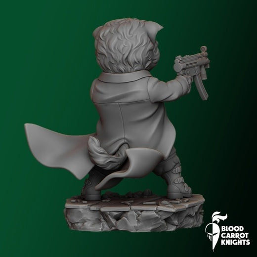 Meo - Matrix Neo Cat Fan Art Figure