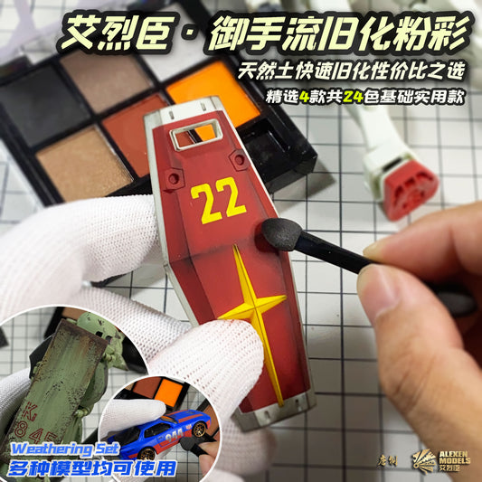 Natrual Dirt/Weathering Set-A (Splash dry mud/dust for Tank and Vehicle)