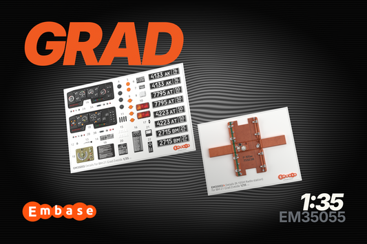 BM-21 Grad details set for Zvezda 5051 1/35 (3D decal)