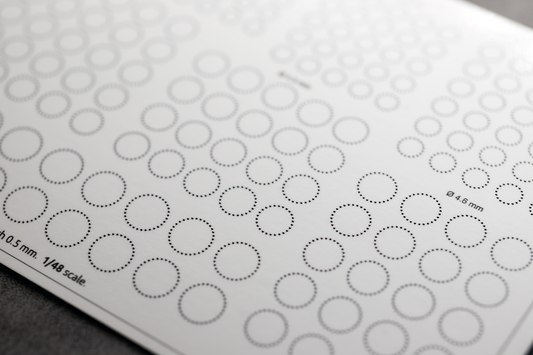 3D-Decal Rivets in circular pattern 1/48