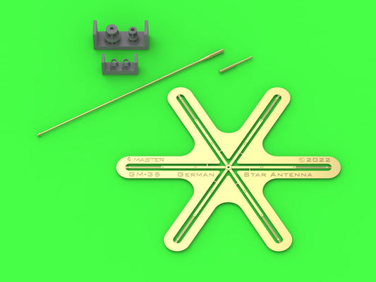 German WWII 1,8m star antenna (for command tanks) (1pc)