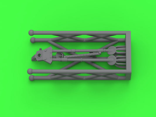 Folded M2 tripod for Browning M1919 .30 cal (7,62mm) machine gun (1pc) 1/35