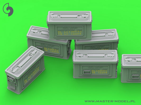 M1 ammunition cans for Browning M1919 (6 pcs) - CLOSED