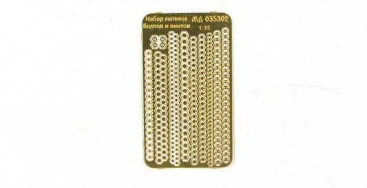 Set of bolt heads and screws 1/35