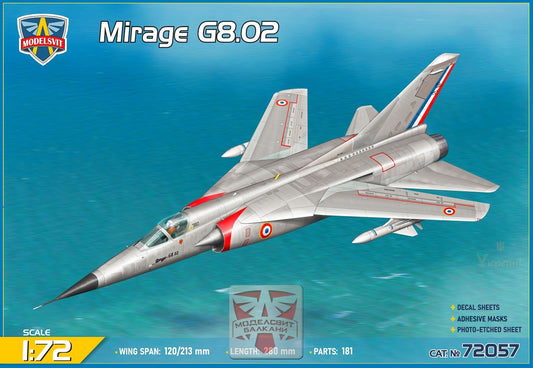 Mirage G8.02 experimental fighter 1/72