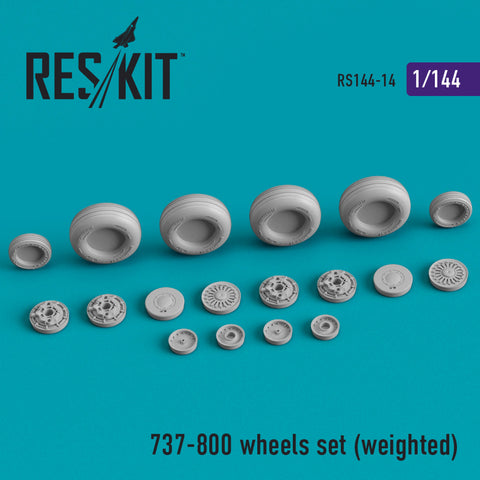 737-800 wheels set (weighted) (1/144)