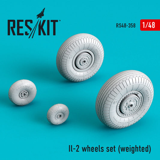 Il-2 wheels set (weighted) (1/48