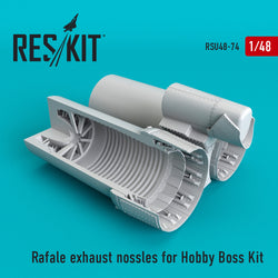 Rafale exhaust nozzles for HobbyBoss kit (1/48)