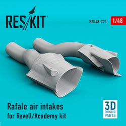 Rafale air intakes for Revell/Academy kit (3D Printed) (1/48)