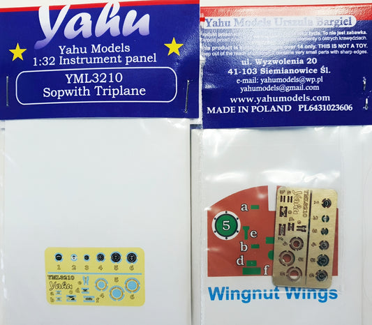 Sopwith Triplane Instrument Panel Set