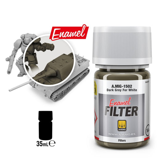 Dark Grey filter for White (35ml)