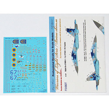 Decals Su-27UBM-1 Ukrainian Air Forces, digital camouflage