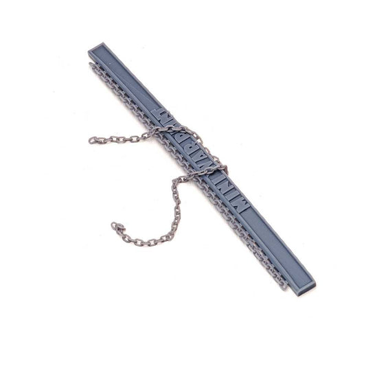 Αλυσίδα με οβάλ κρίκο 1,5 x 2 mm, πάχος 0,3 mm, μέγεθος M
