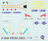 NF-16D VISTA, Calspan - 2022 Hill AFB, Utah - 86048 - Scale 1/32
