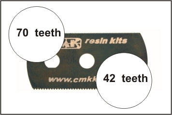 Ultra smooth and extra smooth razor saw (2 sides) 1 pc