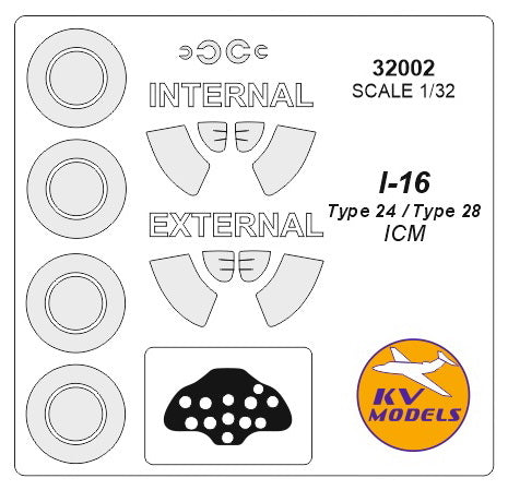 I-16 type 24 / type 28 (Double sided) + masks for wheels