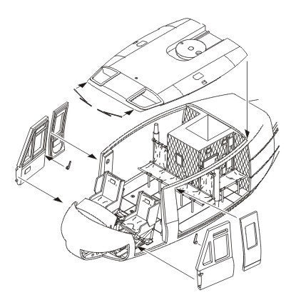 Bell UH-1D - Interior Set