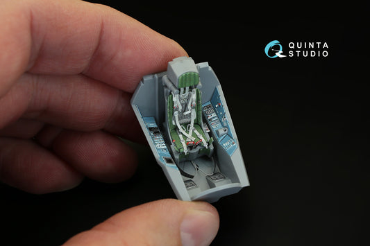 Su-57 3D-Printed & coloured Interior on decal paper (for Zvezda kit)
