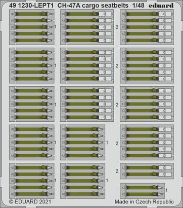 CH-47A - cargo seatbelts 1/48 (for HobbyBoss)