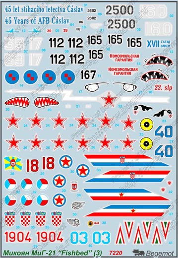 Mikoyan MiG-21 Marking - Part 3