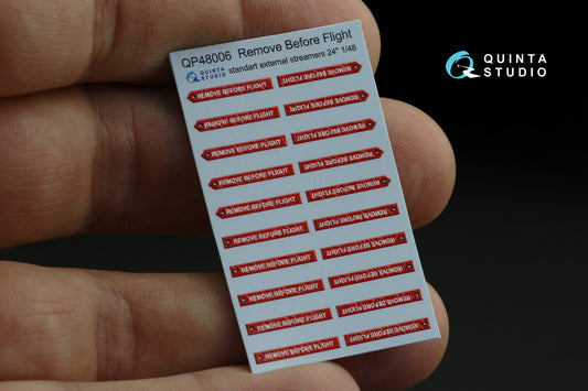 Στάνταρ εξωτερική σερπαντίνα "Remove Before Flight" 24", 20 τεμ
