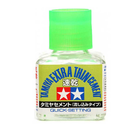 Tamiya Extra Thin Cement (Quick-Setting 40ml)