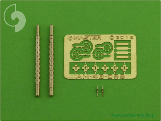 German aircraft machine gun MG 15 - turned barrels and etched sights (2pcs)