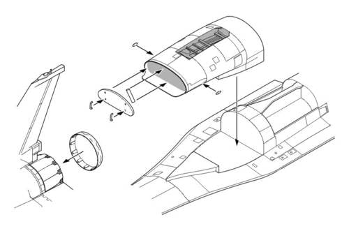 F-16C/D Block 30/40/50 Fighting Falcon Large Jet Intake