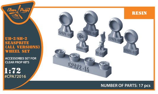 UH-2 A/B SEASPRITE (all versions) wheel set