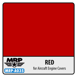 Red (Engine covers for aircraft) 17ml