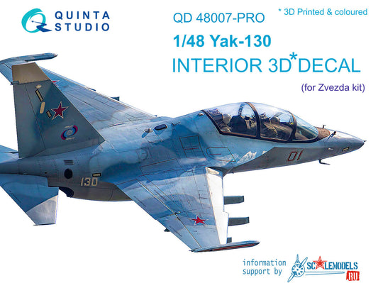 Yak-130 - 3D-Printed & coloured Interior advanced skill (for Zvezda kits)