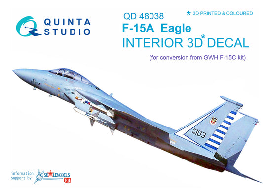 F-15A 3D-Printed & coloured Interior on decal paper (for GWH kit)