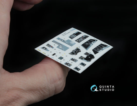 F/A-18С (late) 3D-Printed & coloured Interior on decal paper (for Kinetic)