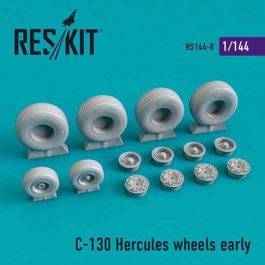 C-130 "Hercules" wheels set early version (1/144)