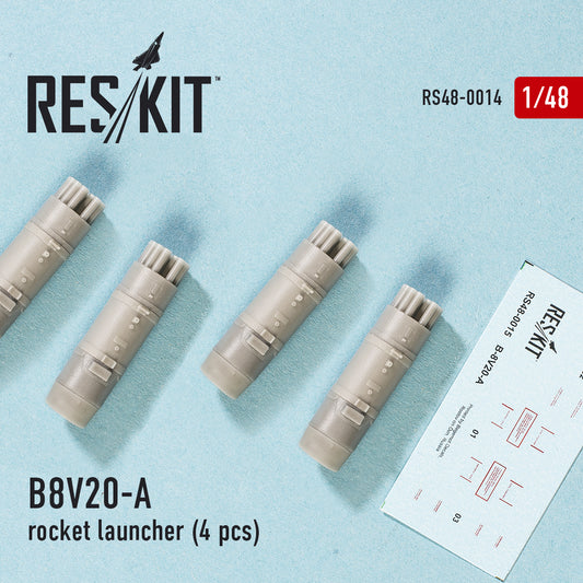 B8V20-A rocket launcher (4 pcs) (Mi-8/17/24/28 Ka-29/32/50/52)