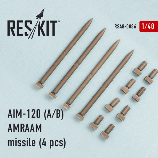 AIM-120 (A/B) AMRAAM missile (4 pcs) (F-15A/C/D/E, F-16A/C, F/A-18A/C)