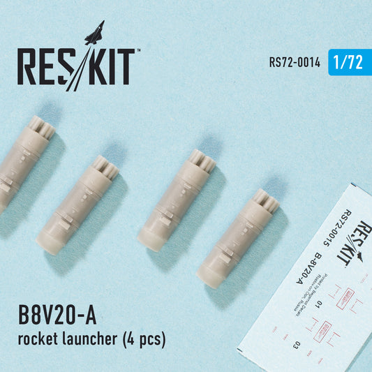 B8V20-A rocket launcher (4 pcs) for Mi-8/17/24/28 Ka-29/32/50/52
