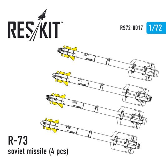 R-73 Soviet missile (4 pcs)